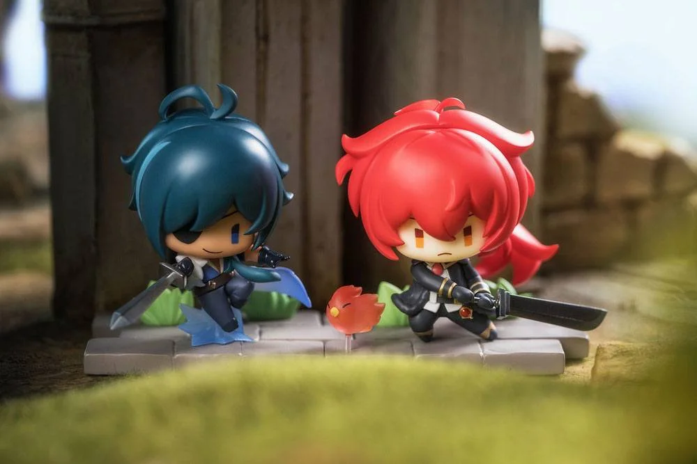 Genshin Impact Battle Scene Series Trading Figure Mondstadt Edition 5 cm - 1 Unidade